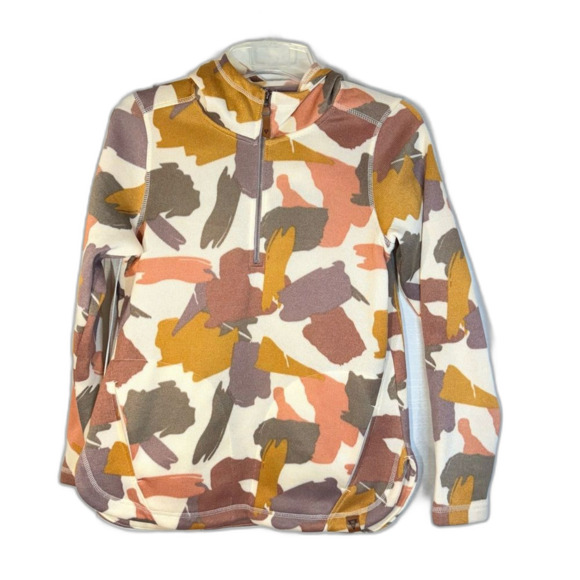 Liv Outdoor Camouflage hoodie 1/4 zip front lightweight size M - Picture 1 of 7